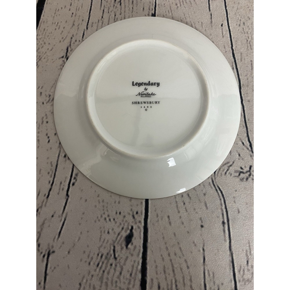 Vintage Legendary By Noritake Shrewsbury 3490 Bread Plates Set of 2 Floral 6" - Picture 5 of 6